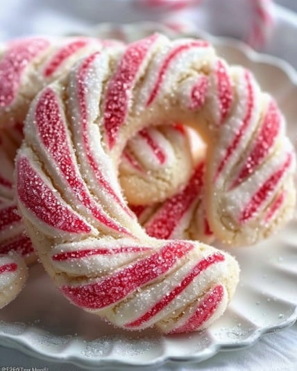 Magical Candy Cane Cookies