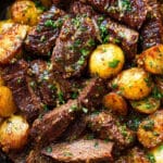 Garlic Butter Steak and Potatoes Skillet
