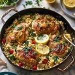One-Pan Lemon Chicken & Orzo