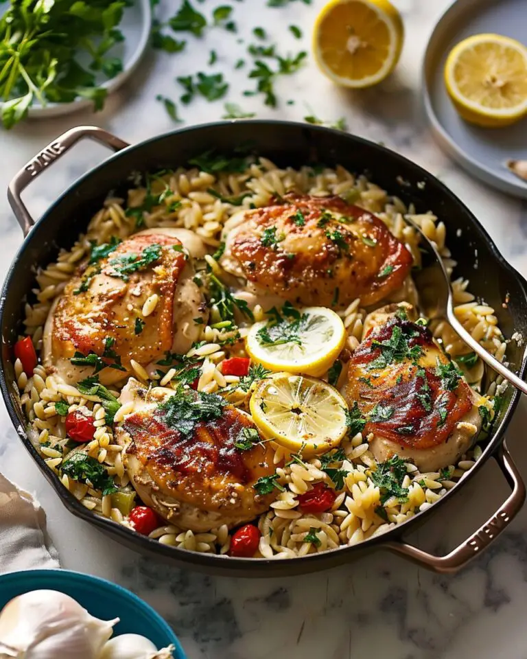 One-Pan Lemon Chicken & Orzo