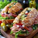 Italian Grinder Salad Sandwich
