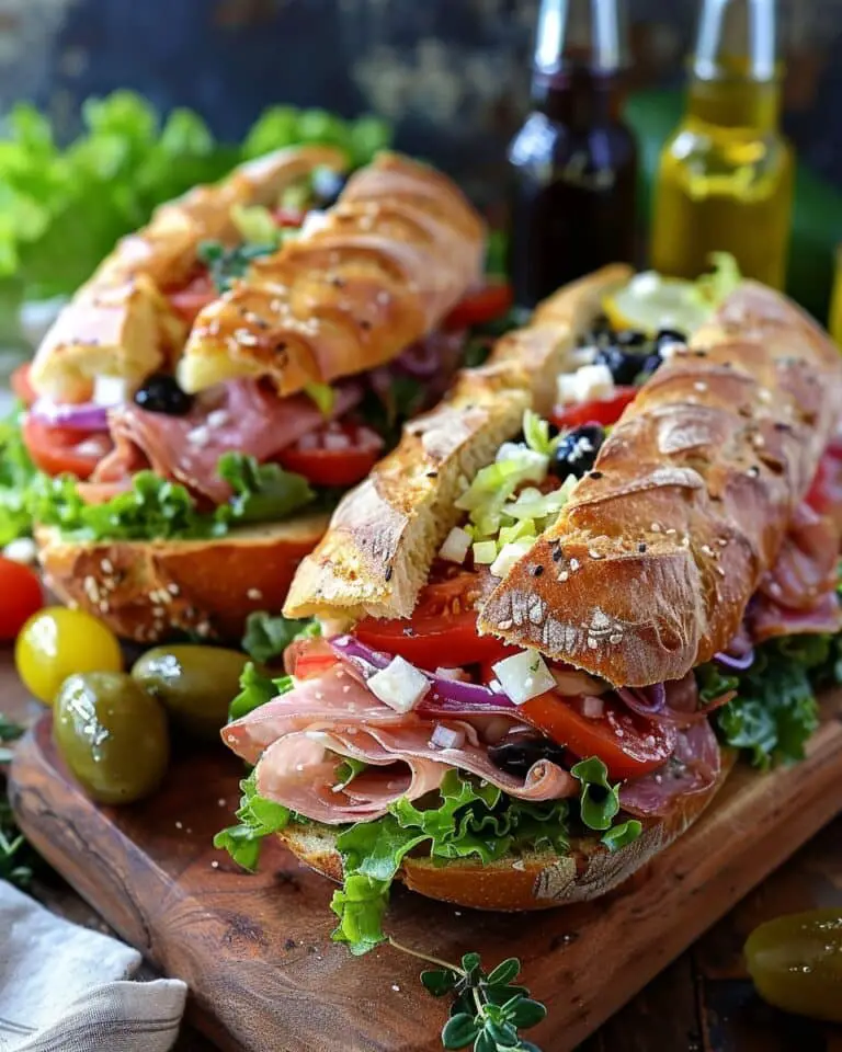 Italian Grinder Salad Sandwich