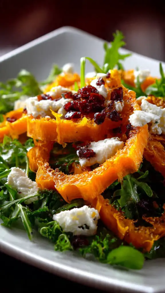 Roast Pumpkin Feta Salad