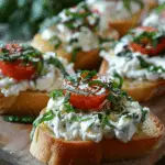 Creamy Boursin Bruschetta