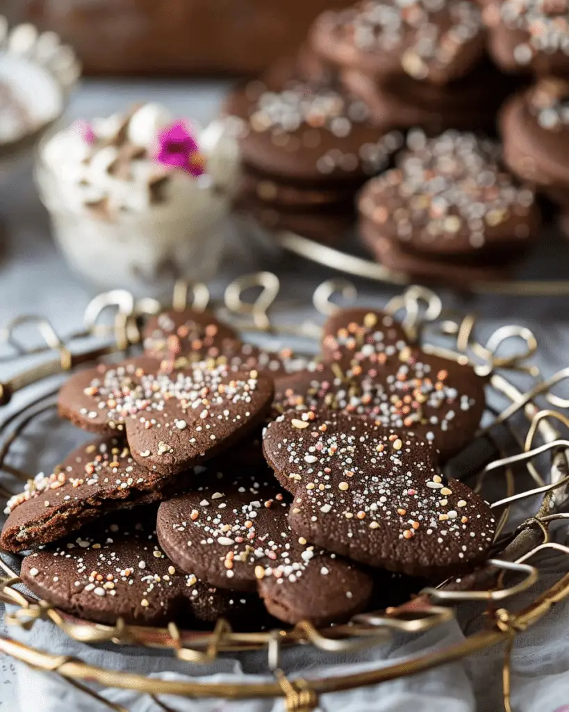Chocolate Shortbread Cookies