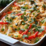 Creamy Chicken Fajita Casserole