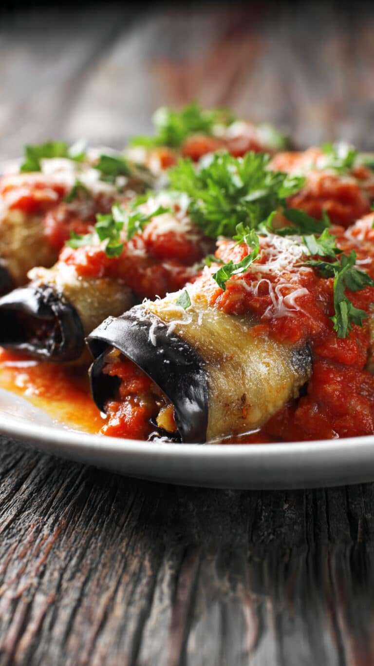 Healthy Eggplant Rollatini