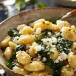 Creamy Gnocchi with Spinach and Feta