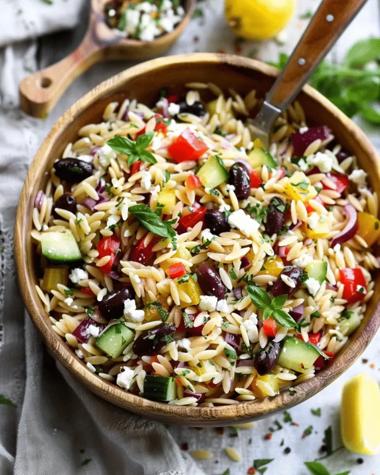 Greek Orzo Pasta Salad