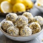 Lemon Poppy Seed Energy Bites