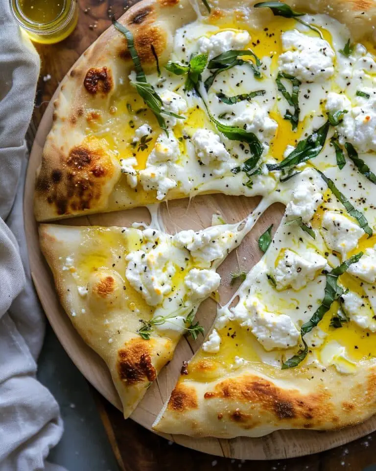 Irresistible Hot Honey Ricotta Pizza Delight