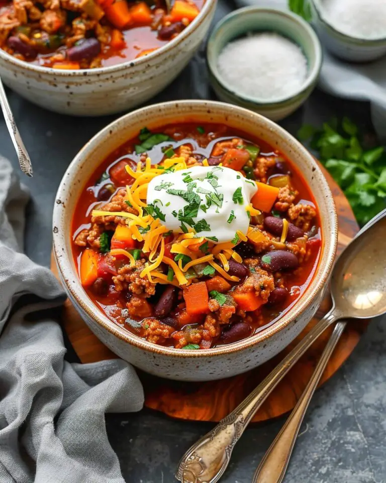 Turkey Sweet Potato Chili