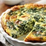 Cottage Cheese and Spinach Crustless Quiche for Effortless Brunch