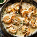 Creamy Garlic Prawns