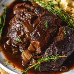 Slow-Braised Honey Balsamic Chuck Roast
