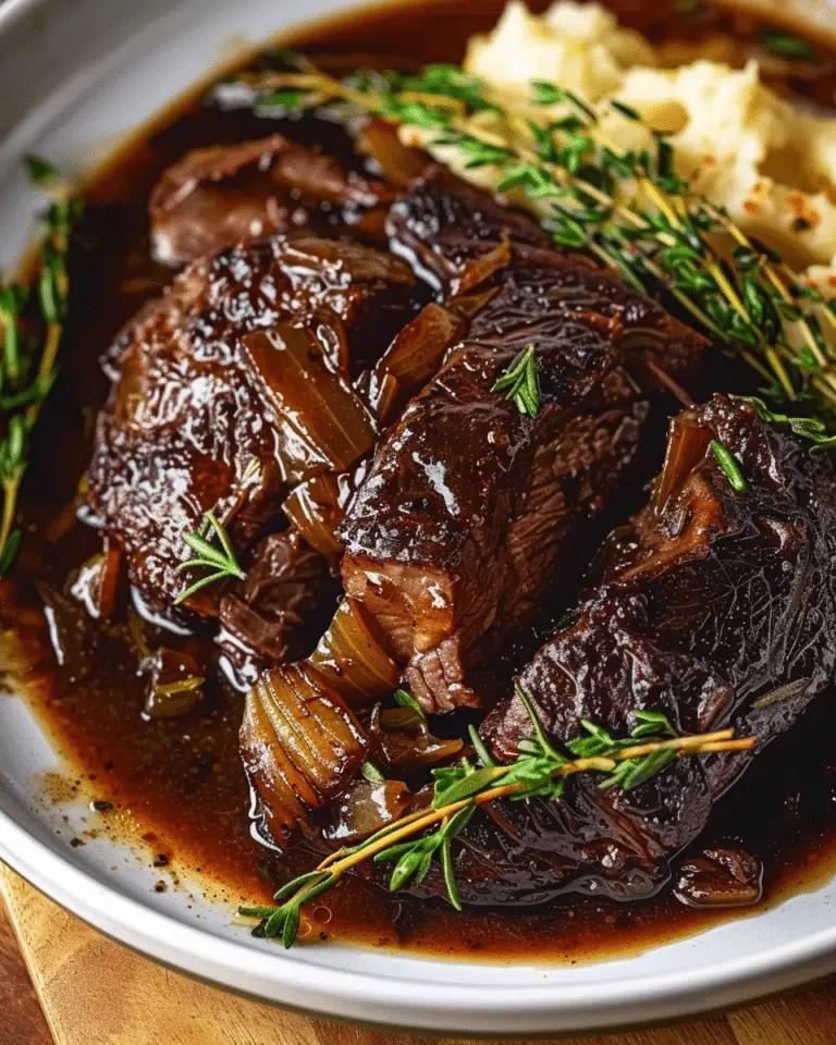 Slow-Braised Honey Balsamic Chuck Roast