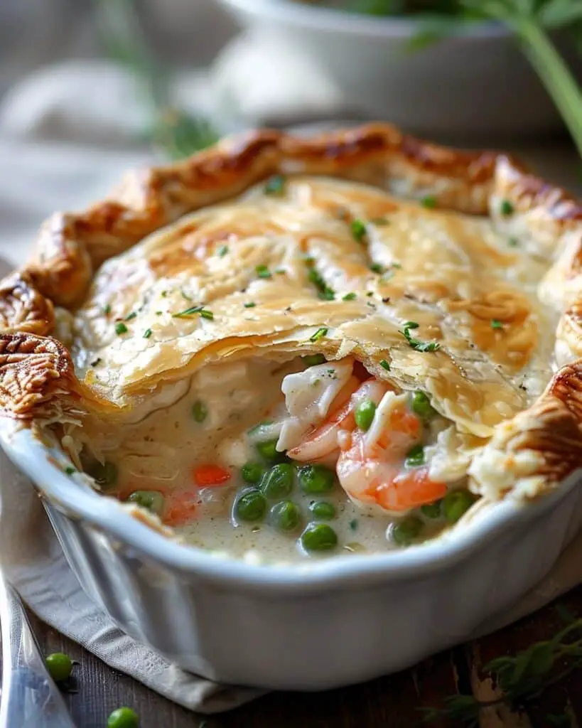 Creamy Seafood Pot Pie