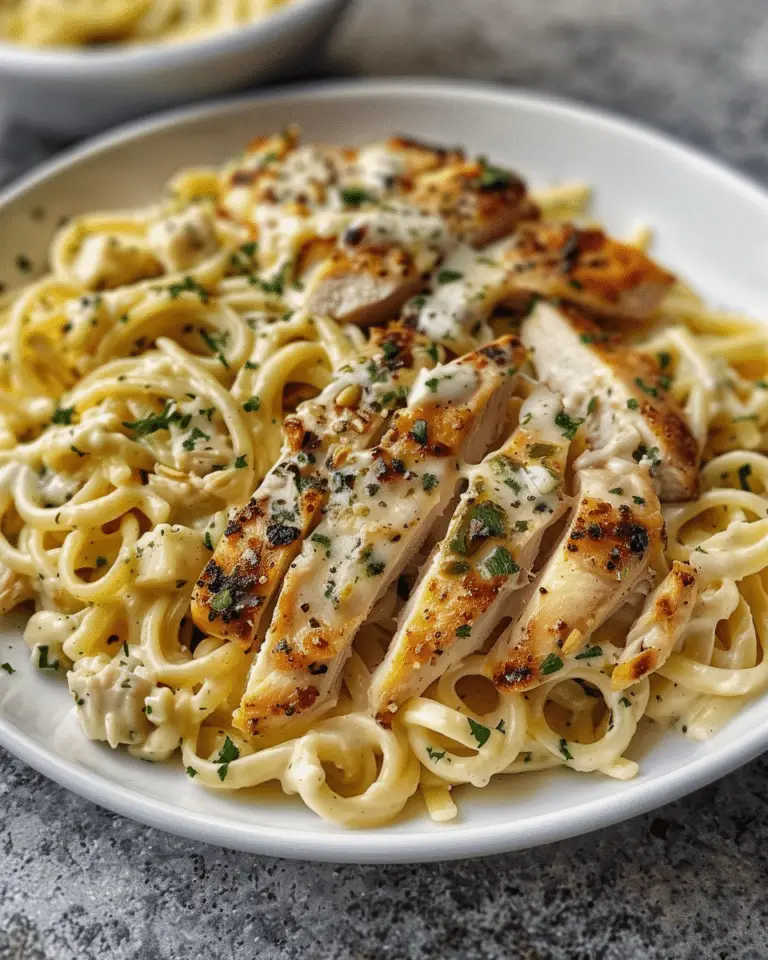 Creamy Chicken Garlic Parmesan Pasta