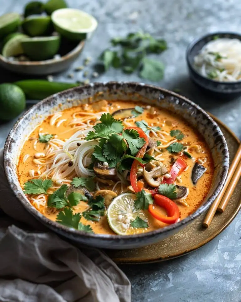 Thai Red Curry Noodle Soup