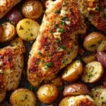 Garlic Parmesan Chicken and Potatoes