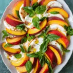 Juicy Peach and Mozzarella Delight Salad
