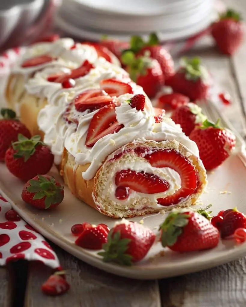 Fresh Strawberry Rolls