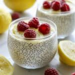Yummy Lemon Cream Chia Pudding