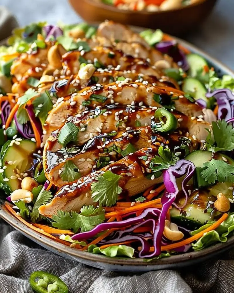 Crunchy Asian Sesame Chicken Salad