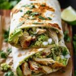 Chicken and Avocado Burritos with Fresh Herbs