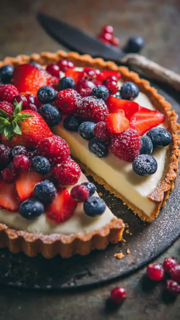 Coconut Cream Fruit Tart