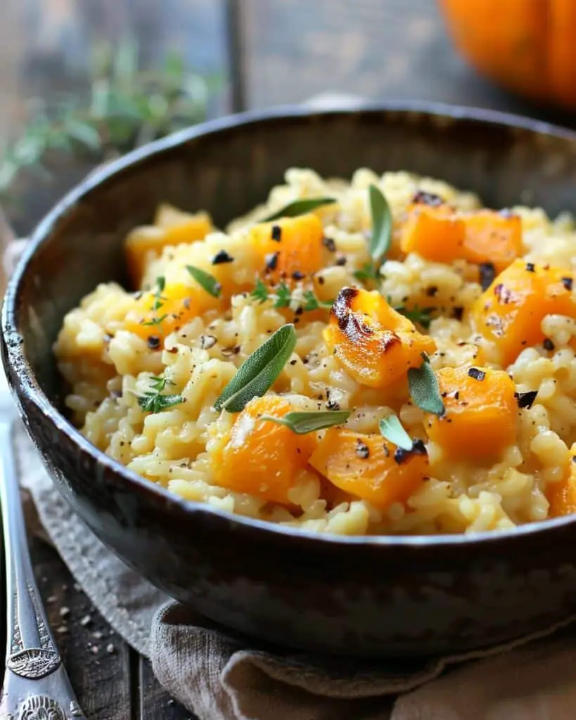 Creamy Roasted Butternut Squash Risotto