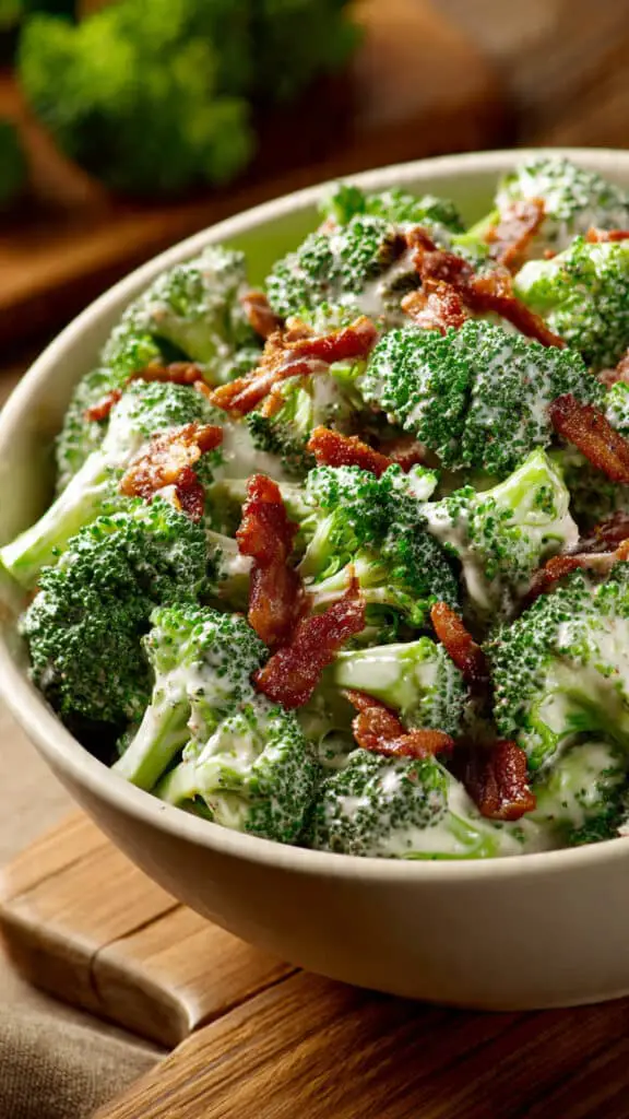 Creamy Broccoli Ranch Salad