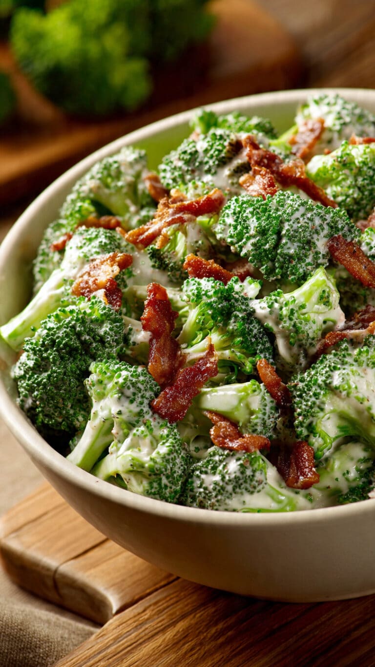 Creamy Broccoli Ranch Salad