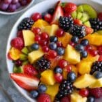 Seasonal Fall Fruit Salad