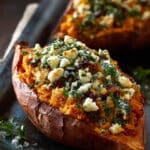 Mediterranean Stuffed Sweet Potatoes