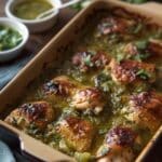 Healthy Salsa Verde Chicken Casserole