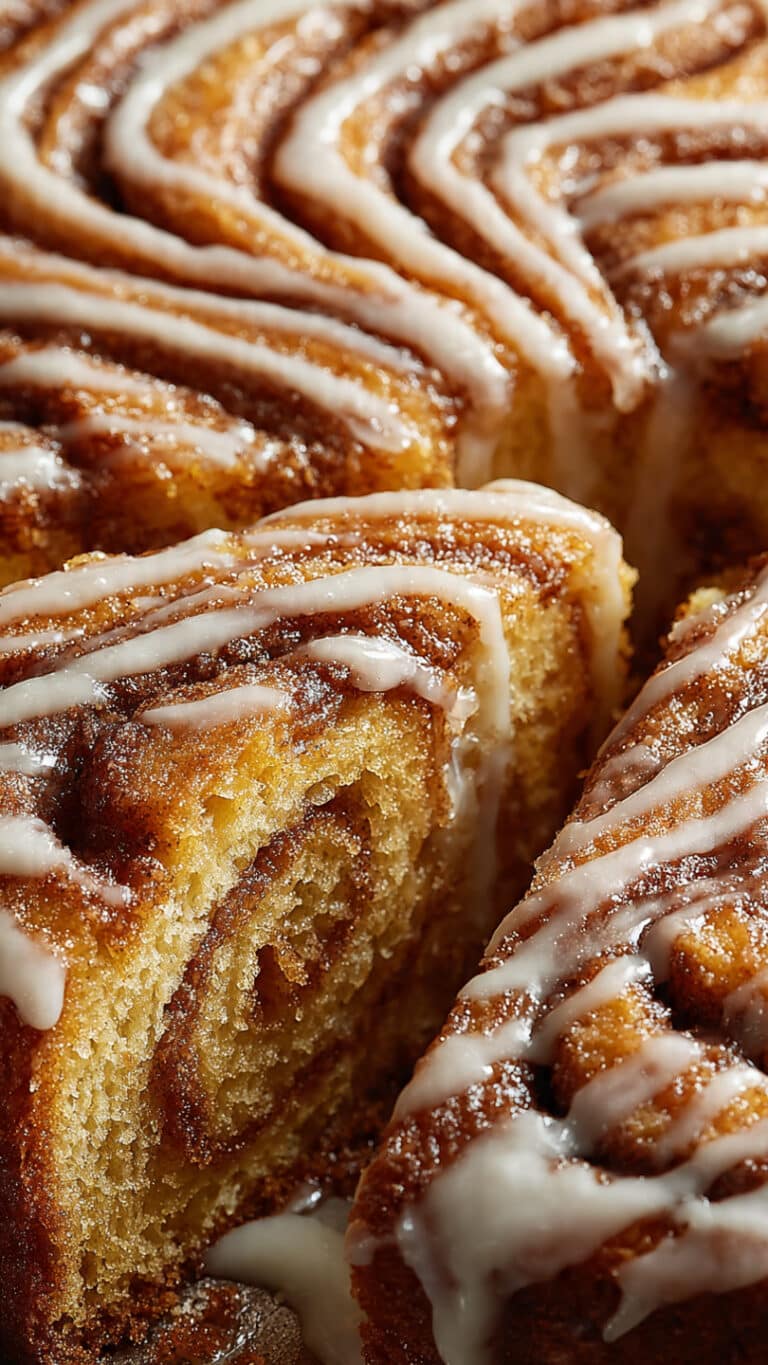 Giant Cinnamon Roll Cake