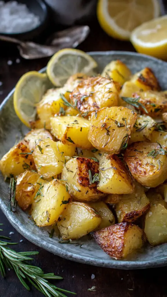 The Best Greek Lemon Potatoes
