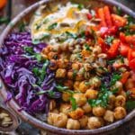 Irresistible Roasted Veggie Chickpea Bowls With Maple Dijon Dressing