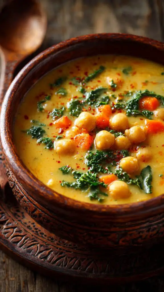 Creamy Tuscan Chickpea Soup