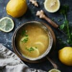 Healing Miso-Ginger Lemon Detox Broth
