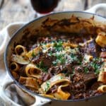 Dutch Oven Short Rib Ragu with Pappardelle