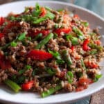 Easy Mediterranean Ground Beef Stir Fry