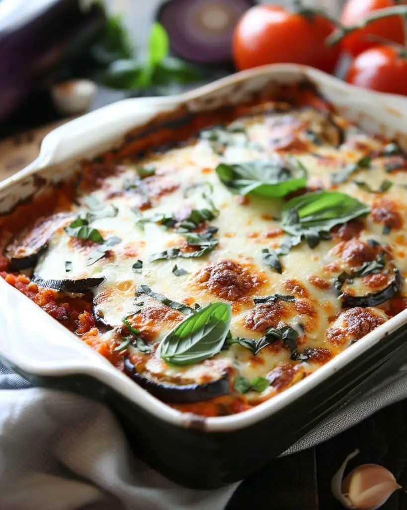 Eggplant Parmesan Bake