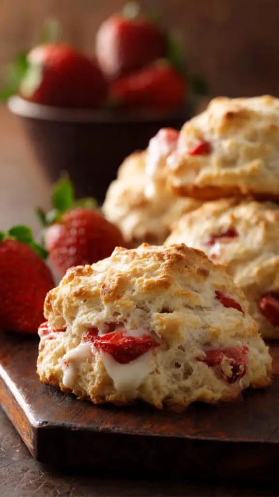 Strawberries and Cream Scones