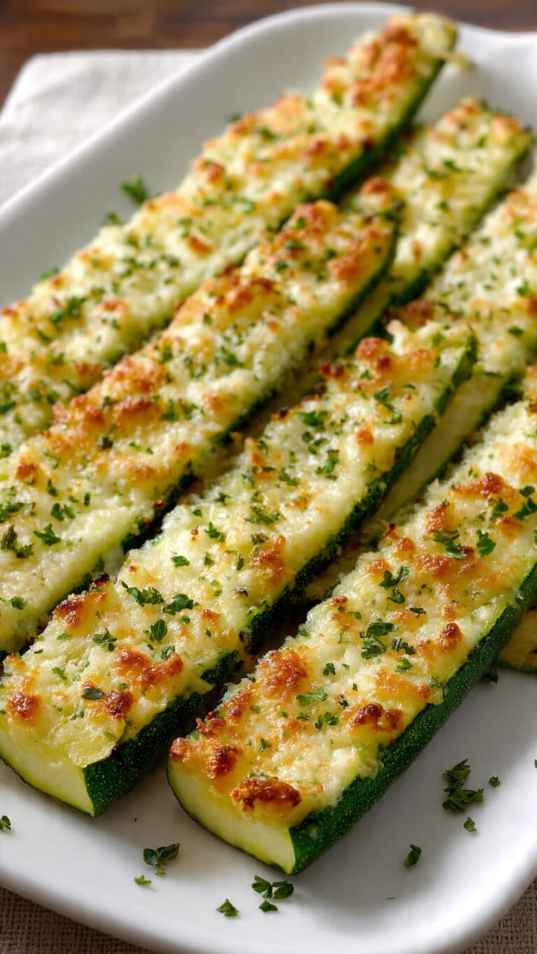 Baked Parmesan Zucchini