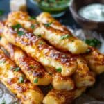 Deliciously Cheesy Cottage Cheese Sticks