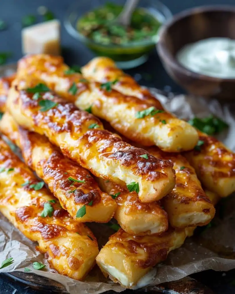 Deliciously Cheesy Cottage Cheese Sticks