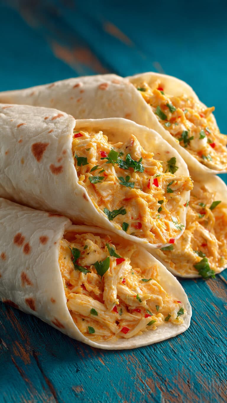 Chicken Creamy Cheese Tortillas