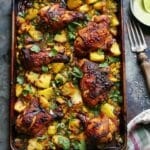 Sheet-Pan BBQ Pineapple Chicken For Dinner